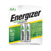 PILA RECARGABLE ENERGIZER AA C/2 PIEZAS ***