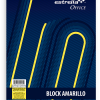 BLOCK ESTRELLA T/CARTA AMARILLO 50 HOJAS NO.15 *