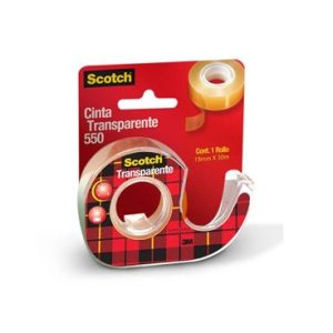 CINTA SCOTCH 550 C/DESPACHADOR 19MMX30MTS *-0