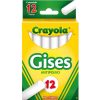 GIS CRAYOLA BLANCO C/12 NO.50-1402 ***
