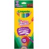 LAPICES DE COLORES CRAYOLA BORRABLES C/12 NO.68-4413