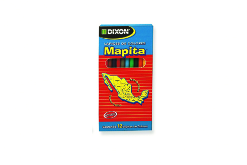 LAPICES DE COLORES DIXON MAPITA C/12 LARGOS