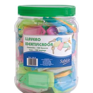 LLAVERO IDENTIFICADOR SABLON (BOTE C/100 PZS) 200M***