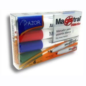 MARCADOR AZOR DIDACTICO CON 4 NO.8354