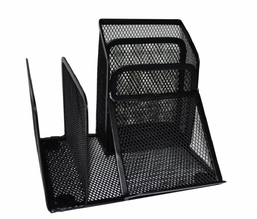 ORGANIZADOR SABLON DE ESCRITORIO MALLA METALICA 3138ME *