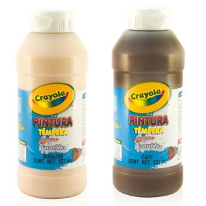 PINTURA CRAYOLA TEMPERA 237ML CAFE -0
