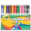 PLUMIL CRAYOLA LAVABLE C/12 GRUESOS 58-0809
