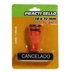 SELLO DE GOMA C/LEYENDA CANCELADO 30003BN *