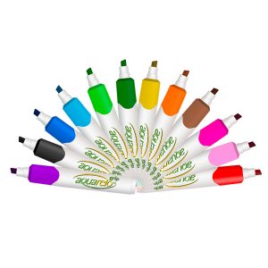 Alternative view of MARCADOR AZOR AQUARELO GRIP CON 12 COLORES NO.20012 *