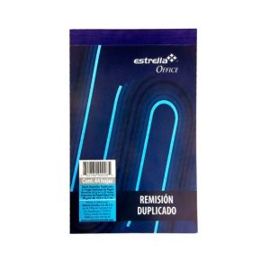 BLOCK REMISION ESTRELLA DUPLICADO 1/4 CARTA 44H NO.0028 *