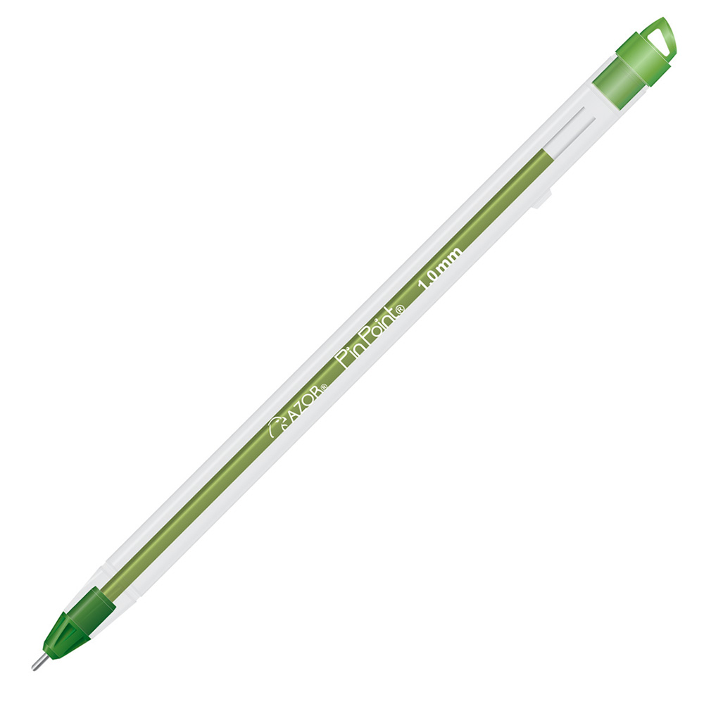 BOLIGRAFO AZOR PINPOINT MEDIANO 1.00MM VERDE C/12 PZAS (6830VE)* * - Image 2