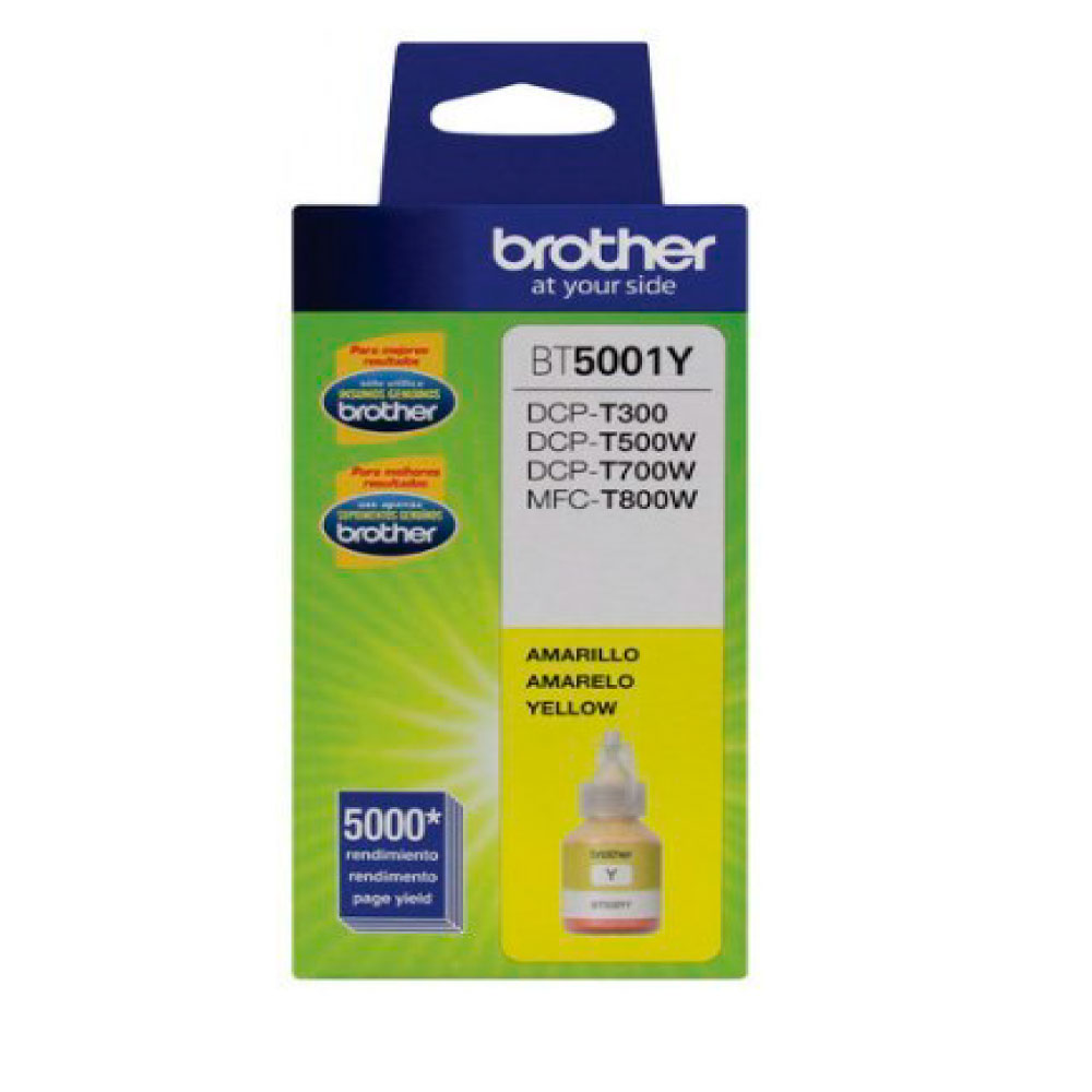 CARTUCHO BROTHER BT5001Y AMARILLO (BOTELLA) *