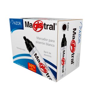 Alternative view of MARCADOR AZOR MAGISTRAL ALUMINIO NEGRO 830-12NE *