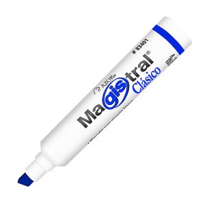 MARCADOR AZOR MAGISTRAL PLASTICO AZUL 83403 *