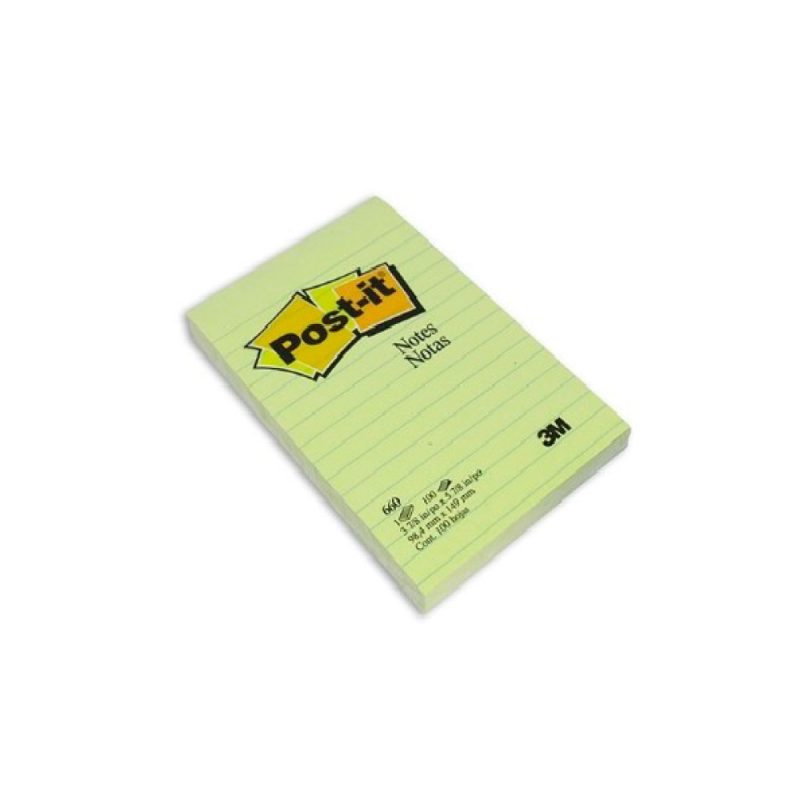 BLOCK POST-IT 3M NO. 660 10X15 AMARILLO RAY