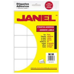 ETIQUETA JANEL NO.19 50X50MM *