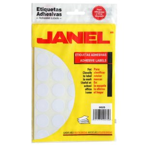 ETIQUETA JANEL NO.12 00X25MM *
