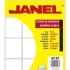 ETIQUETA JANEL ECONOPACK NO 13 67X47 MM *
