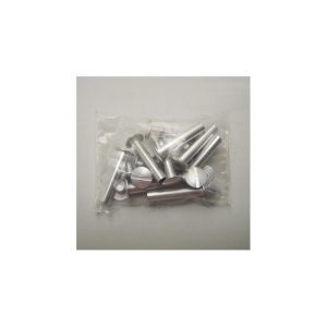 POSTE DE ALUMINIO 25MM 1 PULGADA C/100 *