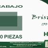 TARJETA BRISTOL RAYADA 5 X 8 C/100 *