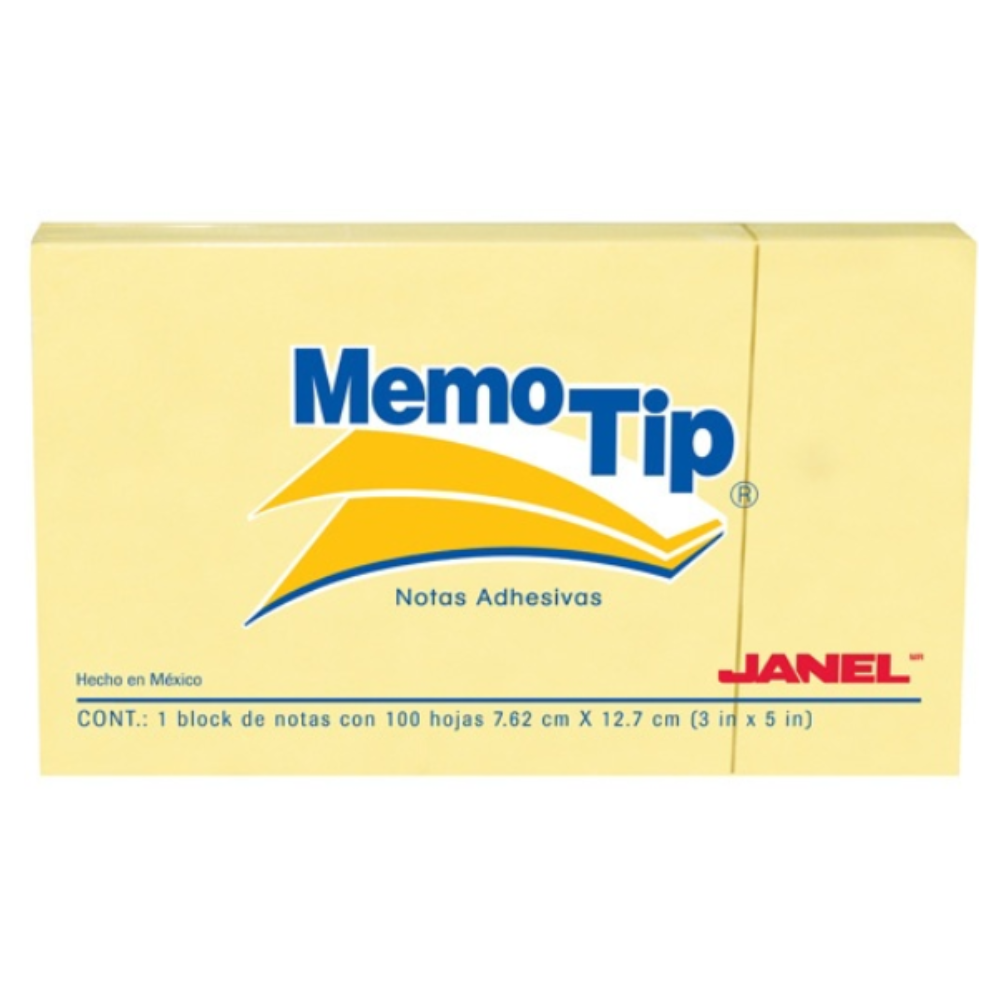 BLOCK POST-IT JANEL NO.57 3X4 AMARILLO *