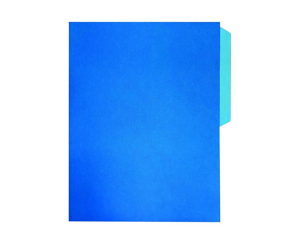 FOLDER COLORES INTENSOS T/CARTA AZUL