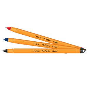BOLIGRAFO AZOR PINPOINT FINO 0.7MM ROJO C/12 PZAS *