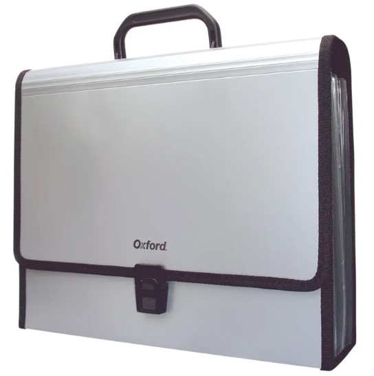 ARCHIVERO OXFORD EXPANDIBLE C/BROCHE T/CARTA F107 GRIS. *
