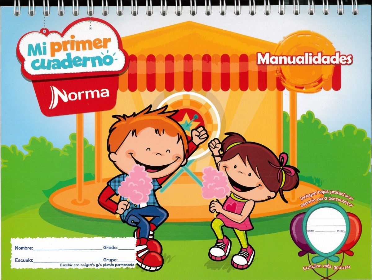 CUADERNO NORMA MI PRIMER CUADERNO MANUALIDADES 20H NO.529721