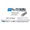 ESPIRAL METALICO TWIN LOOP NEGRO 3/4 C/20 PZAS M500121 *