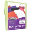 FOLDER ACCOPRESS C/BROCHE 8CMS CARTA VERDE CLARO