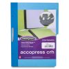 FOLDER ACCOPRESS C/BROCHE Y PERCALINA CARTA AZUL CLARO *