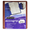 FOLDER ACCOGRIP C/PALANCA CARTA CAOBA