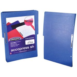 FOLDER ACCOPRESS C/BROCHE 8CMS OFICIO AZUL OBSCURO