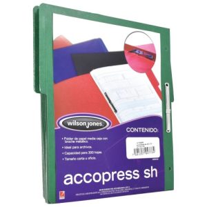FOLDER ACCOPRESS C/BROCHE 8CMS OFICIO VERDE OBSCURO
