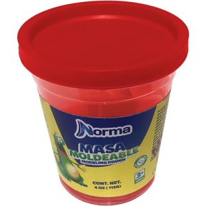 MASA MOLDEABLE NORMA 4OZ ROJO NO.551563 *