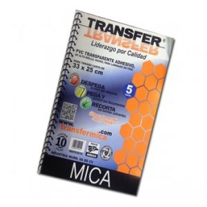 MICA AUTOADHESIVA 25X33 PAQUETE C/10 *