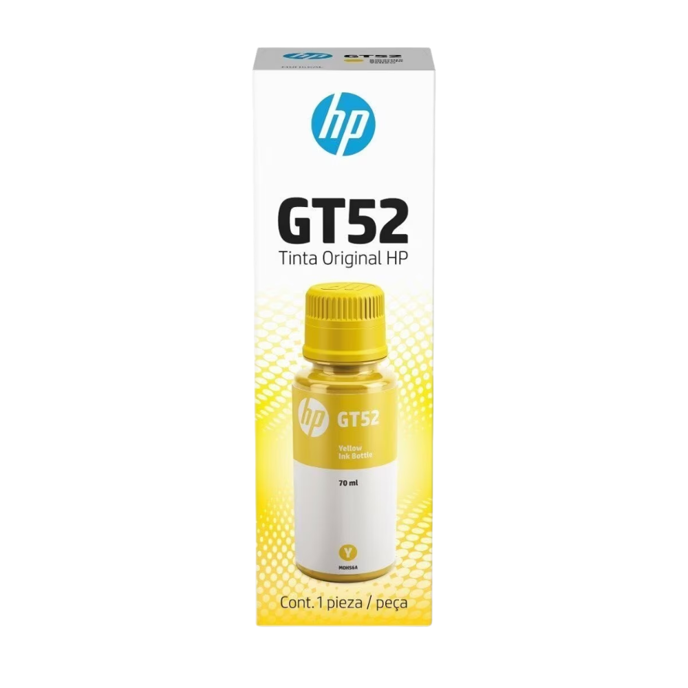 CARTUCHO HP M0H56AL AMARILLO GT52 (BOTELLA) *