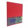 PAPEL BOND SUPRA 75 GRS. T/CARTA C/100 INTENSO ROJO *