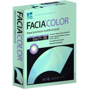 PAPEL FACIA BOND CARTA 36 KG. VERDE C/500 *
