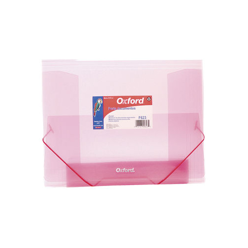 PORTADOCUMENTOS OXFORD T/CARTA PLASTICO CON LIGA F623***