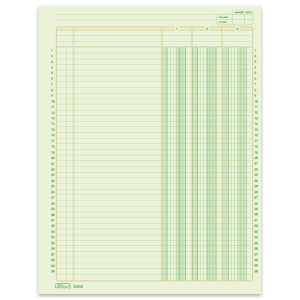 BLOCK 3403 CONCEPTO Y 3 COLUMNAS CARTA *