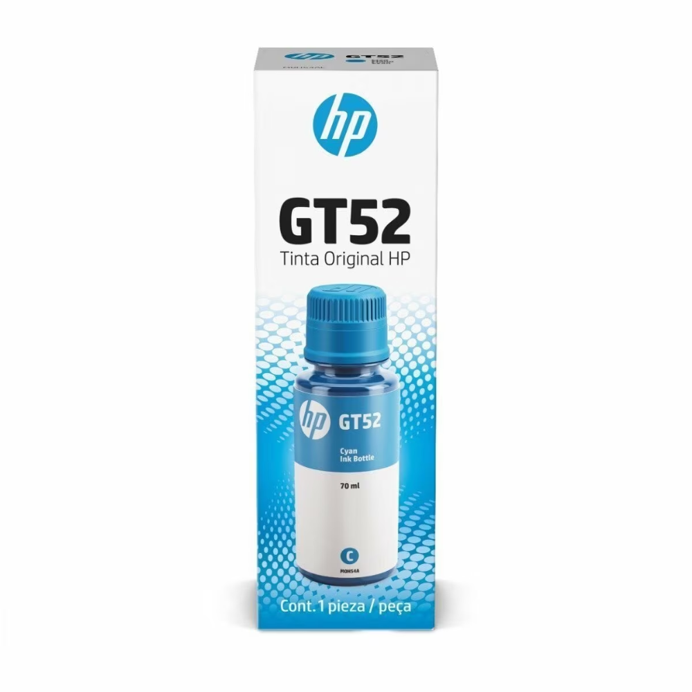 CARTUCHO HP M0H54AL CYAN GT52 (BOTELLA) *