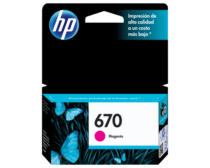 CARTUCHO HP CZ115 MAGENTA NO.670 *