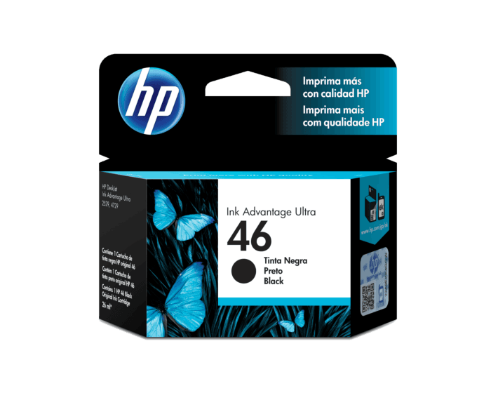 CARTUCHO HP CZ637AL NEGRO NO.46 ***