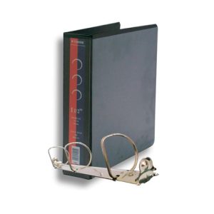 CARPETA TORRE 1 1/2 36MM C/CRISTAL H D NEGRA-0