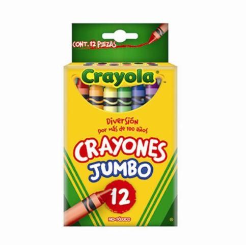 CRAYON CRAYOLA CJA C/12 JUMBO 52-0312-0