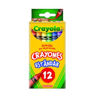 CRAYON CRAYOLA CJA C/12 ESTÁNDAR NO.52-3012-0