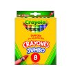 CRAYON CRAYOLA CJA C/08 JUMBO 52-0038-0