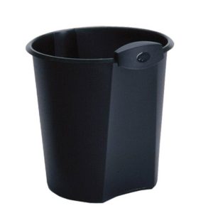 CESTO SABLON REDONDO DE PLASTICO NEGRO NO.8005NE-0